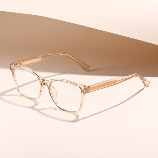 AU0010 Women's Prescription Eyeglasses – Complete Pair with Myopia Lenses.
