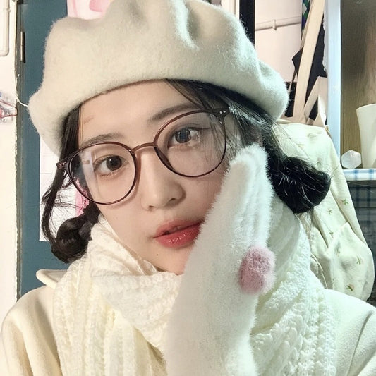 Korean-style women's myopia glasses