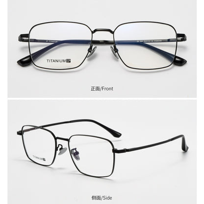 AUT016 Titanium Eyes Glasses with Prescription Myopia Lenses