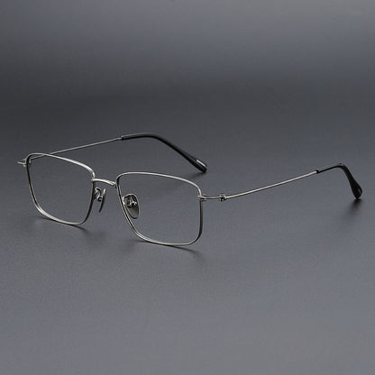AUT003 Pure Titanium Men's Eyeglasses with Myopia Lenses.