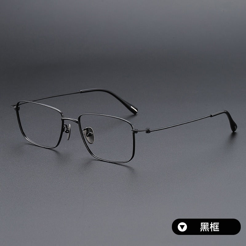 AUT003 Pure Titanium Men's Eyeglasses with Myopia Lenses.