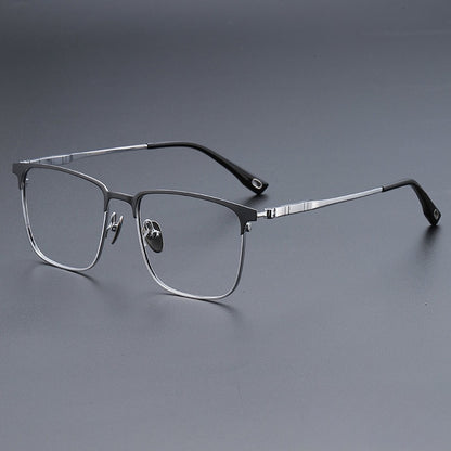 AUT006 Titanium Eyeglasses with Myopia Lenses.