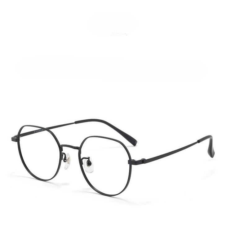 AU0008 Women's Pure Titanium Polygonal Eyeglasses with Myopia Lenses.