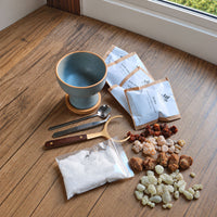 Premium Ceramic Frankincense & Myrrh Burner Set