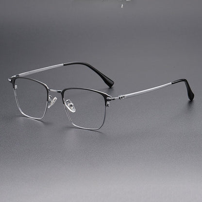 AUT010 Titanium Eyeglasses with Myopia Lenses.