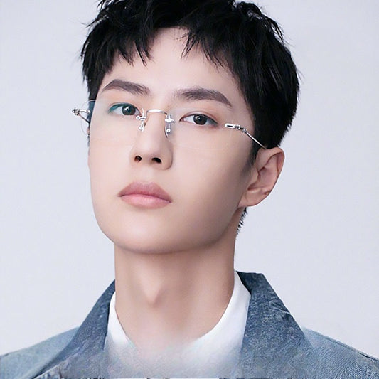 AOC001 Frameless prescription glasses with Myopia Lenses.