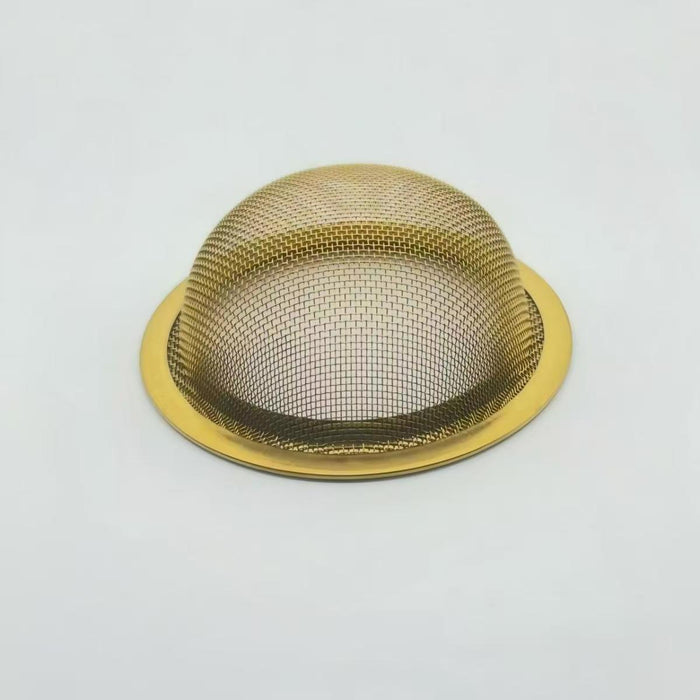 Gold stainless steel mesh — designed for solid incense heat diffusion; not suitable for high-oil or resinous incense materials.