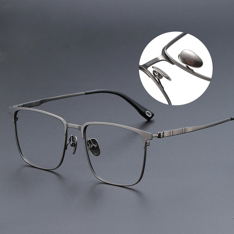 AUT006 Titanium Eyeglasses with Myopia Lenses.