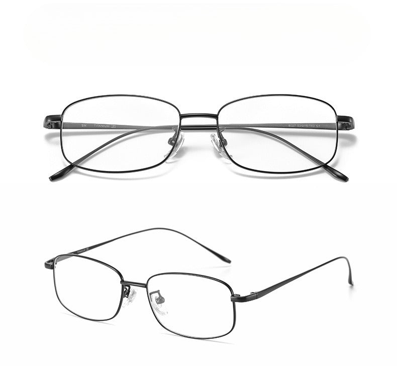 AUT008 Titanium Eyeglasses with Myopia Lenses.